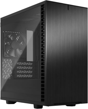 Корпус Fractal Design Define 7 Mini Чорний, тоноване загартоване скло, алюміній/сталь, microATX, безшумний, з вікном
