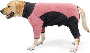 Зимові куртки і зимові пальто для собак, флісовий комбінезон, флісова куртка для собак, зимове пальто для великих собак, зимовий одяг для маленьких і середніх домашніх тварин в приміщенні і на відкритому повітрі (м (1 упаковка), рожевого кольору)