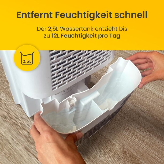 Електричний осушувач повітря Cosi Home 12L - для дому, від вологи та плісняви