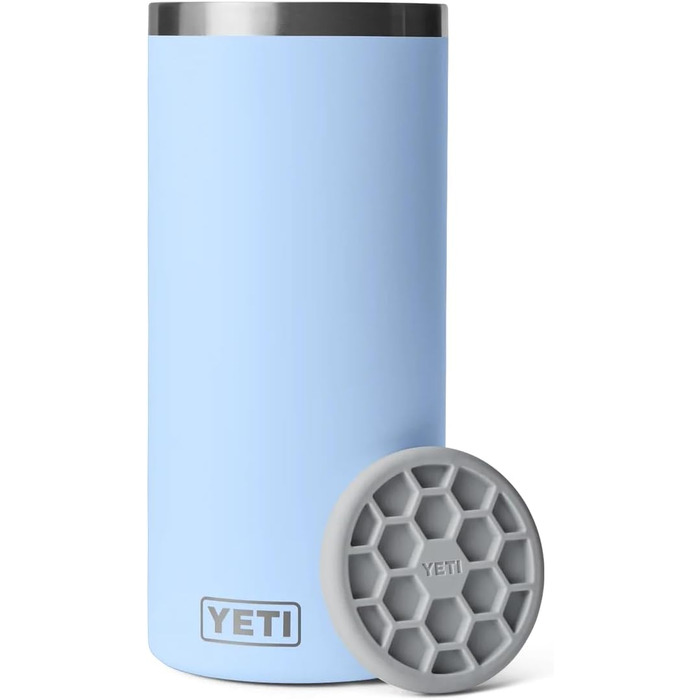 YETI Rambler Wine Chiller, сталевий ізольований охолоджувач вина, блакитний (Big Sky Blue)