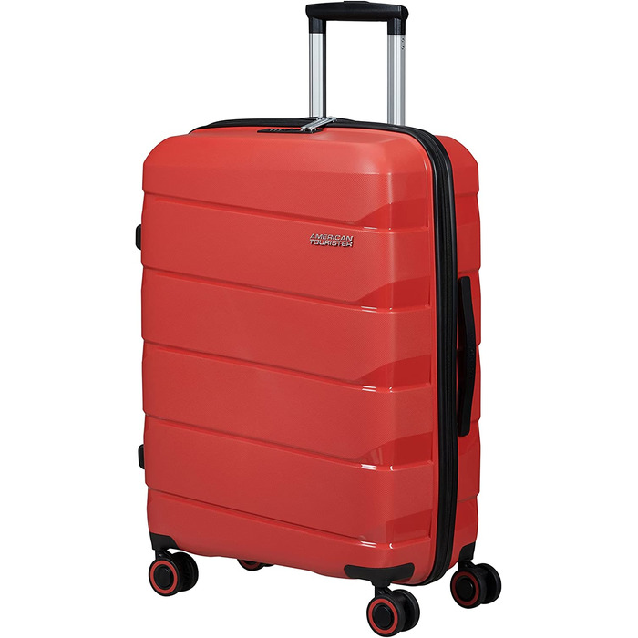 Валіза American Tourister Air Move Spinner L, 75 см, 93 л, Coral Red, M (66 см - 61 л)