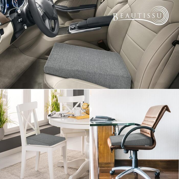 Keilkissen Beautissu BeauErgo – Ergonomічне сидіння для офісного крісла, дому, з антиковзним покриттям