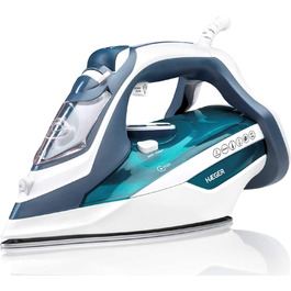 Праска HAEGER Ultra STEAM 2800W з керамічною підошвою, антикапля, антиналіт, самоочищення