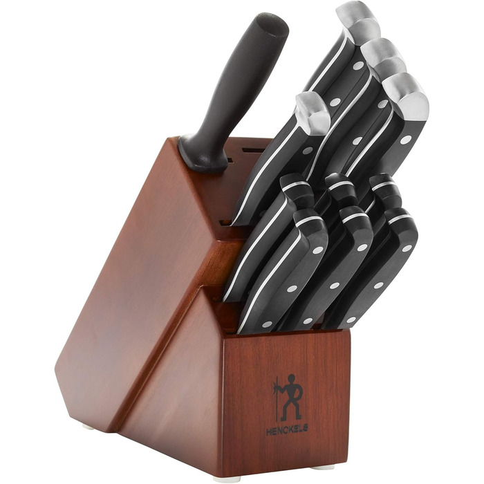 Набір ножів HENCKELS 17550-000 Solution, нержавіюча сталь, 12 предметів, темно-коричневий