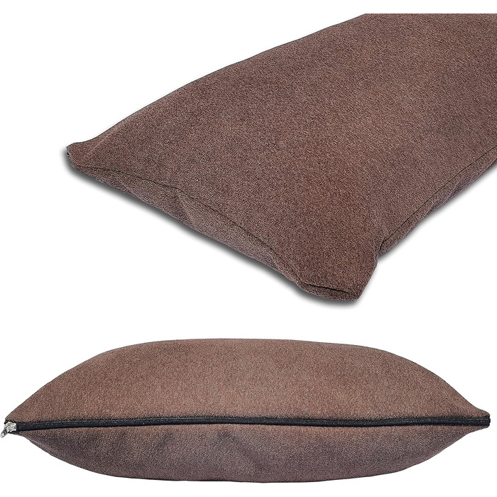 Набір диванних подушок Formalind 2 50x30 см, декоративні подушки 2 шт. , декоративні подушки, диванні подушки (темно-коричневі)