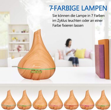 Дифузор Зволожувач повітря Aroma Diffuser 500 мл Ультразвуковий зволожувач повітря Trag usor Зволожувач прохолодного туману з дистанційним керуванням