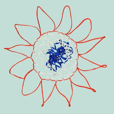 Кошик для баскетболу Relaxdays 45 см для кріплення на стіну