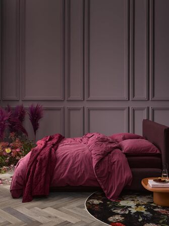Плед Billie Uni Polyester, 150x200 см, вишневий
