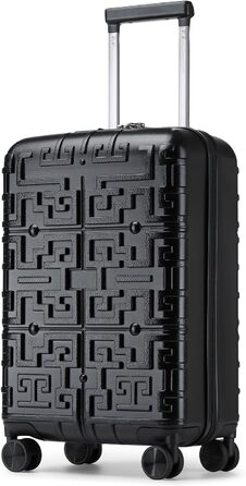 Ручна поклажа Supercase TSA Hard Shell 4 колеса 55x35x23см (чорний, 20')