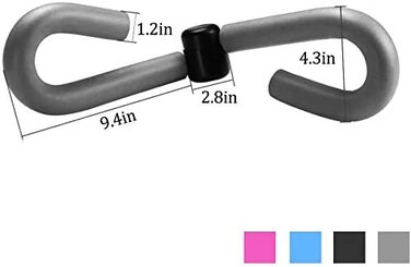 Багатофункціональне обладнання для фітнесу для м'язів стегон YNXing, тример для стегон, вправи для ніг, гімнастика, йога, спорт, тренування для схуднення, сірий