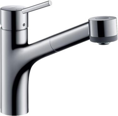 Змішувач для кухні hansgrohe Talis M54, висувний, 2 типи розпилення, 170 мм, поворотний на 150, хром