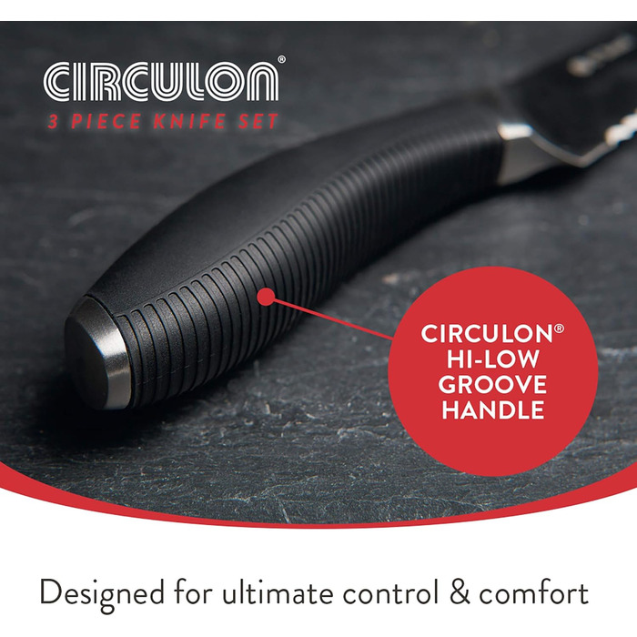 Набір ножів Circulon Messer-Set з нержавіючої сталі (3 шт.)
