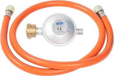 Газовий обігрівач Güde GGH 4200 K (4200 Вт, 3 режими, Piezo-запалювання, мобільний, 50 мбар, керамічні нагрівальні елементи, термозахист, 4 колеса, шланг та регулятор в комплекті)