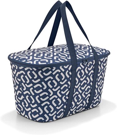 Дорожня сумка, набір з сумки-перенесення BK сумка-холодильник UH, BKUH, кошик для покупок з відповідною сумкою-холодильником, (чорний фірмовий темно-синій)