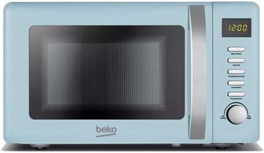 Мікрохвильова піч Beko MOC20200C Solo Retro 20 л 800 Вт (Синій)