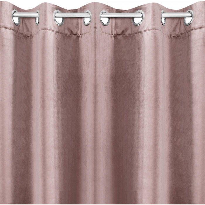 Фіранки для вілли Eurofirany оксамитові, м'які, з 10 петельками - благородна завіса товщиною 290 г / м2 елегантний гладкий однотонний пухнастий Сучасний