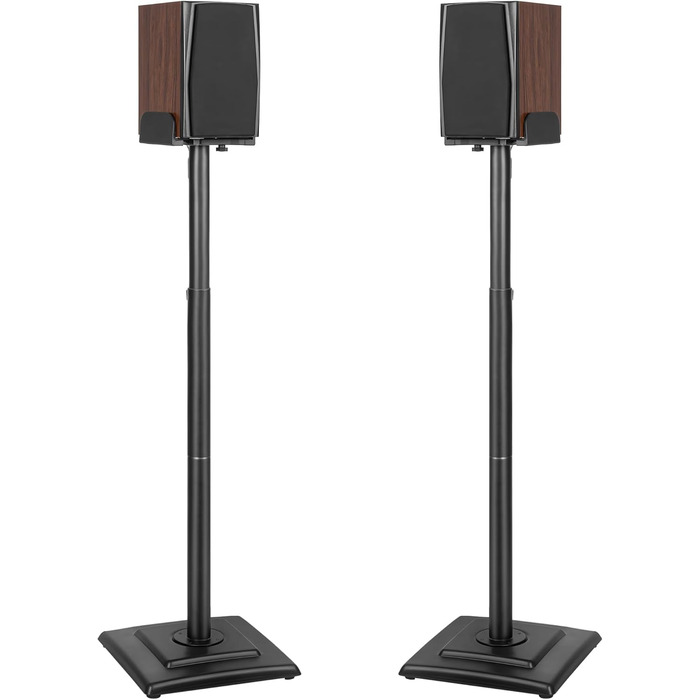 Підставка для колонок OUUTMEE, пара, до 10 кг, з кабелеуправлінням, регулювання висоти, сумісна з багатьма моделями