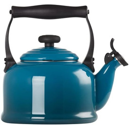 Чайник Le Creuset Tradition, 2,1 л, емальована сталь, чорний, 92000800140000 (глибокий бірюзовий)