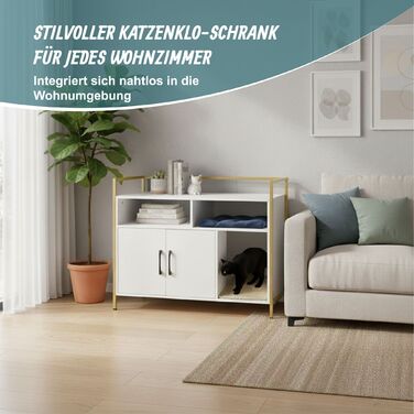 Шафка Relaxdays для котячого туалету