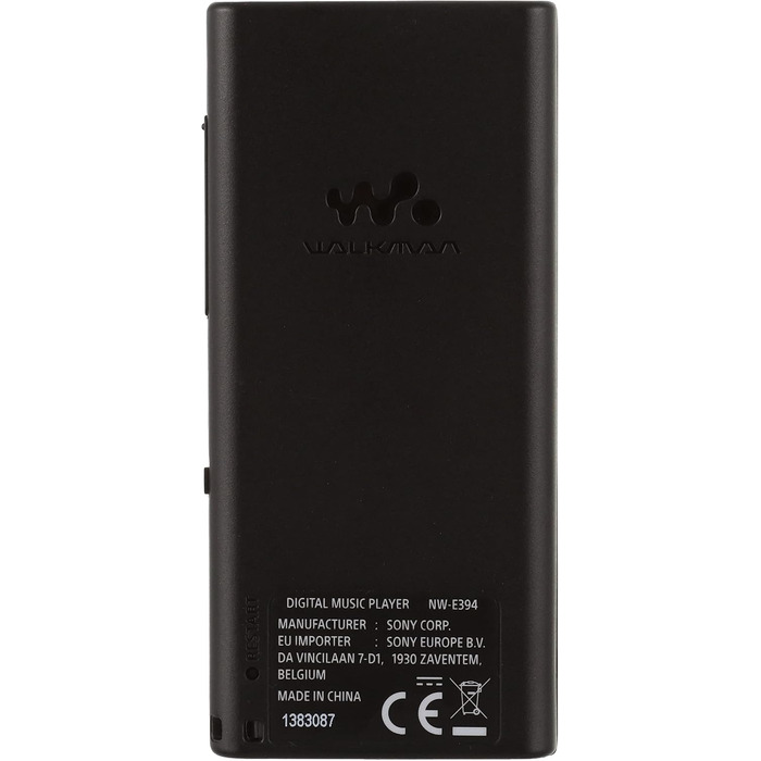 MP3-плеєр Sony NW-E394 Walkman з FM-радіо, 8 ГБ, чорний, USB 2.0