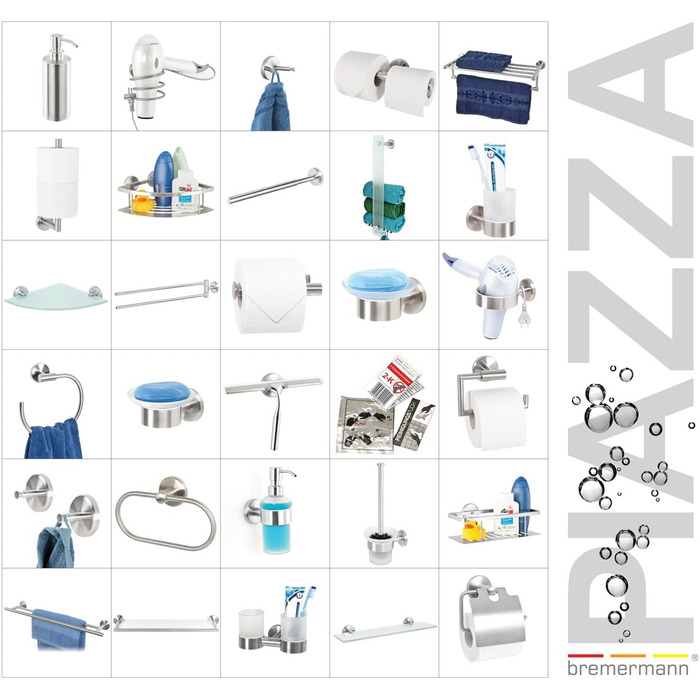 Серія для ванних кімнат bremermann PIAZZA - тримач для рулонів з нержавіючої сталі