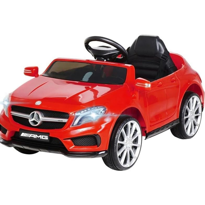 Дитячий електромобіль Mercedes AMG GLA45 з пультом, ліцензія, червоний
