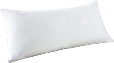 Високоякісна подушка 40х80см (віскозна піна) з покриттям з алое вера, ефект пам'яті, підходить для алергіків на домашній пил