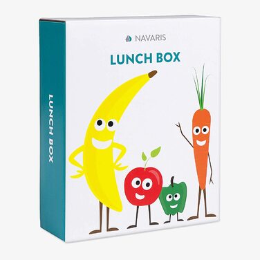 Бенто Коробка ланч Коробка коробка для сніданку Веспербокс-герметичність зі змінними відділеннями-знімна внутрішня чаша - для хлопчиків