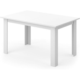 Обідній стіл Vicco Karlos, антрацит, 140 x 90 см, колір білий