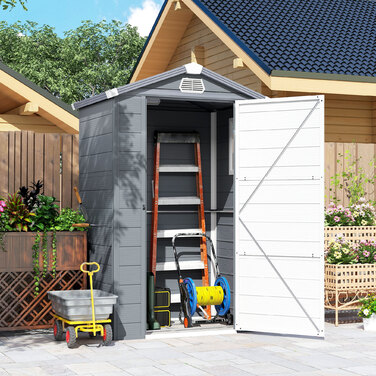 Садовий будиночок, 1,1 м², з двосхилим дахом, розміром 133 x 102 x 180/208 см