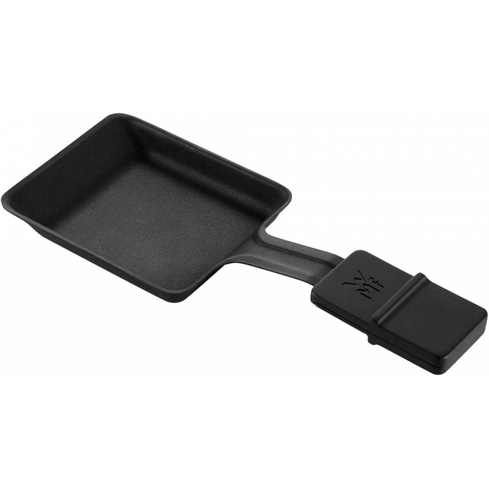 Raclette WMF 4 персони з пательнями та скребками, 870 Вт, нержавіюча сталь матова (набір 2 шт.)
