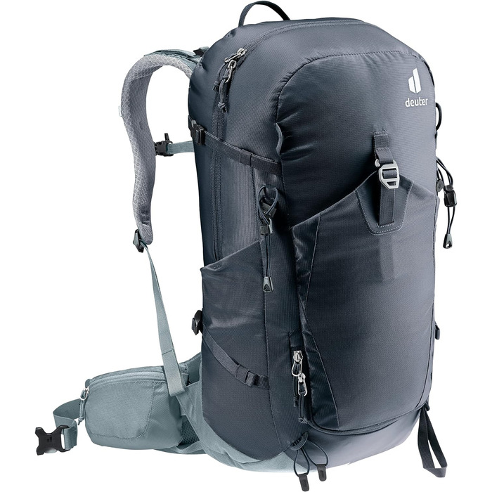 Рюкзак для походів deuter Men's Trail Pro 33 (Модель 2024) Via Ferrata (1 упаковка) 33 л Чорно-сланцевий