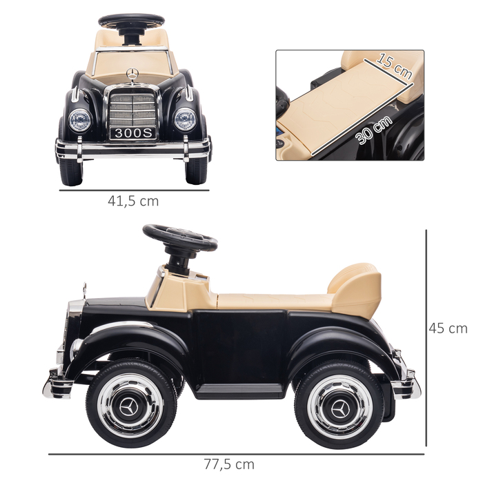 Дитячий каталок Mercedes-Benz Design 300 S Design, Чорний