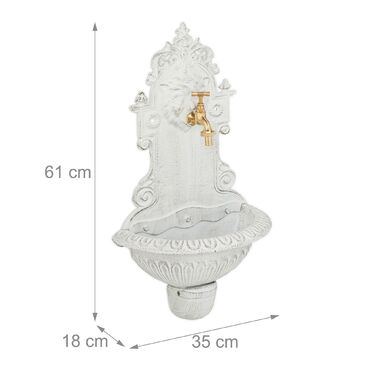 Фонтанчик Relaxdays з водоливом