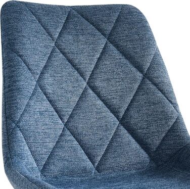 Крісла для їдальні B&D Home Tania (2 шт.), оббивка Merlot, дизайн у стилі Skandi, для кухні, офісу, вітальні