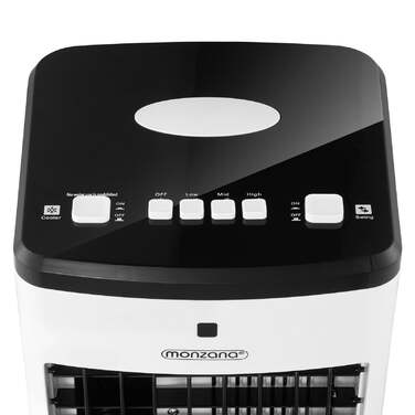 Мобільний кондиціонер Aircooler 4в1 білий/чорний 3.5л
