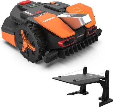 Робот-газонокосачка WORX Landroid Vision S250 з гаражем, 250м², AI, без кабелю, з захистом від їжаків