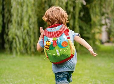 Рюкзак Moses 16112 Повзучий жук для дітей Сумка для дитячого садка з нагрудним ременем Рюкзак для дівчаток і хлопчиків дитячий, 30 см, різнокольоровий
