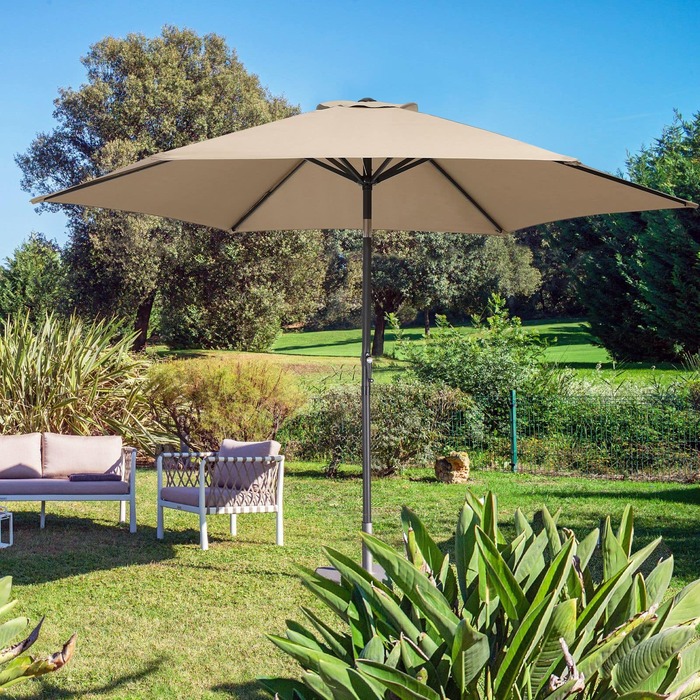 Parasol Taupe Alu Ø300см Захист від ультрафіолету 80+