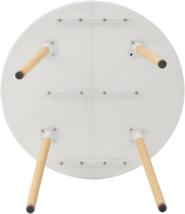 DEYARNA HOME Комплект обідньої групи: стіл та 4 стільці, стіл з МДФ, стільці з оксамиту, сучасний дизайн (Білий/Рожевий, 80*80*75 см)