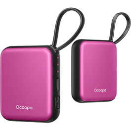 Електричні грілки для рук Ocoopa 2 шт., USB, 4000mAh, 3 режими нагріву, до 52°C, для зими, спорту та подорожей, Ocoopa x UT5 Nano Wiesengeflüster (Квіткова серія)