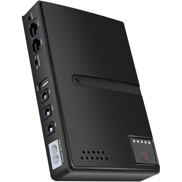 Mini UPS із захистом від перебоїв живлення, USB, 18 Вт, DC USV, батарея-резерв для камери, роутера, оптичного модему, 15 В, 24 В, POE, 5 В, 9 В, 12 В (EU-штекер)