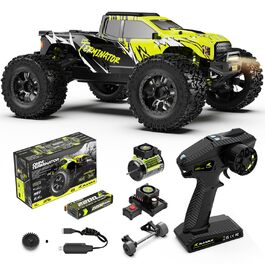AMORIL 1/10 RTR Brushless RC Автомобіль 50+ км/год для Дорослих, Електричний Позашляховий Монстр-трак 4WD, Водонепроникний, 3S Lipo, Зелений