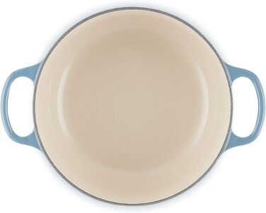 Le Creuset Signature Казанок з чавуну з кришкою, Ø 20 см, 2,4 л, Chambray, для всіх типів плит, включаючи індукцію