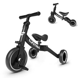 Бесрей 5-в-1 Дитячий Біговел-Трохоліг для Малюків 1-4 Років (Чорний)