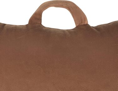 Підстилка для ліжка Klear Vu Velours з подушкою для підтримки спини, кишеню та ручка, Коко Браун