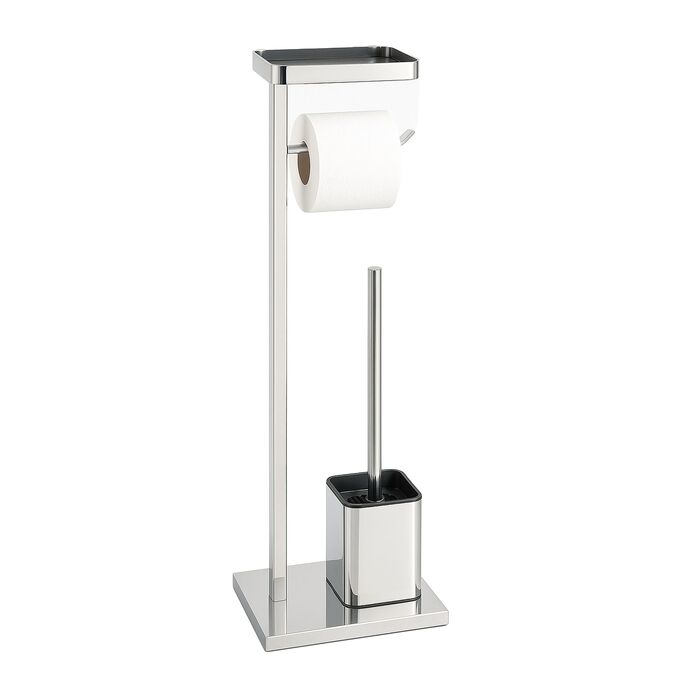 Набір для туалету Relaxdays з металевою полицею (WC-Garnitur Metall mit Ablage)