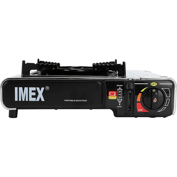 IMEX Camping: Газовий набір для приготування їжі з 16 балончиками в кейсі – ідеальний для кемпінгу, пікніків, барбекю та подорожей на природу