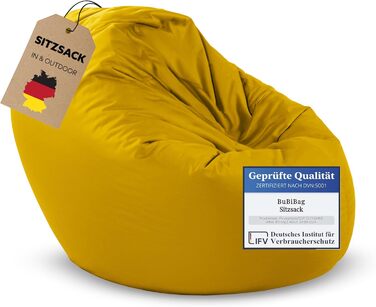 Дитячий пуф-мішок 2в1 BuBiBag, Ø 85 см, блакитний, для дому та вулиці, водонепроникний, стійкий до бруду, для дитячої кімнати