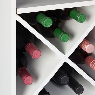 Великий винний стеллаж Relaxdays з тримачами для келихів